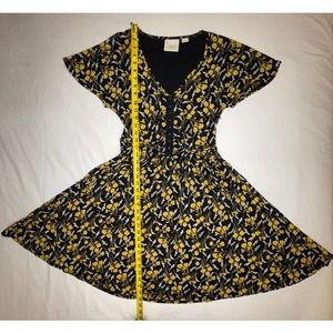 Anthropologie Maeve Paris Printed Floral Dress Size M